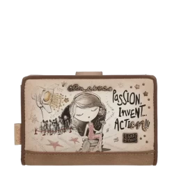 Portefeuille Anekke Hollywood - Élégance Rétro Et Fonctionnalité Moderne