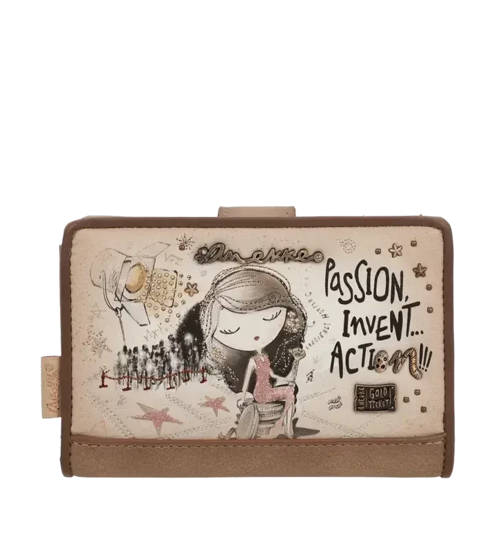 Portefeuille Anekke Hollywood - Élégance Rétro Et Fonctionnalité Moderne