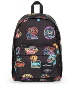 Sac Ă Dos Eastpak Out Of Office Simpsons Neon Print